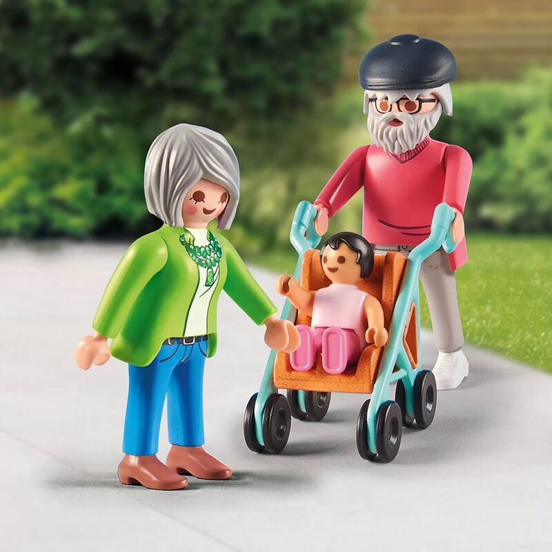 Playmobil - abuelos y bebé