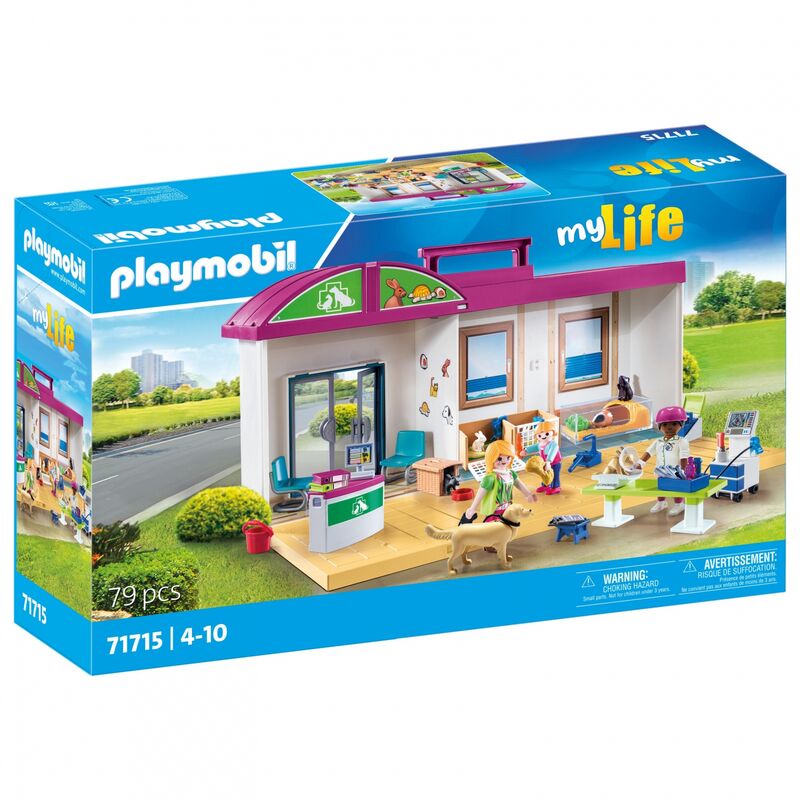 Playmobil - clínica veterinaria maletín