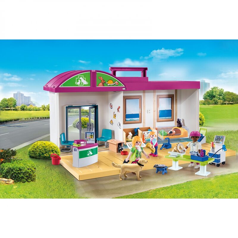 Playmobil - clínica veterinaria maletín