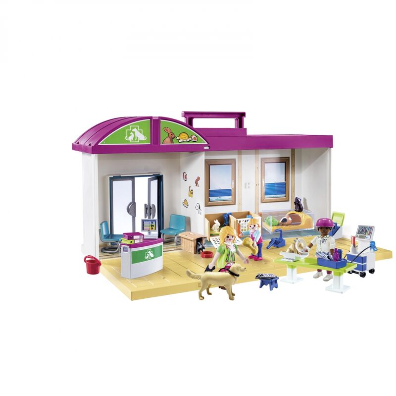 Playmobil - clínica veterinaria maletín