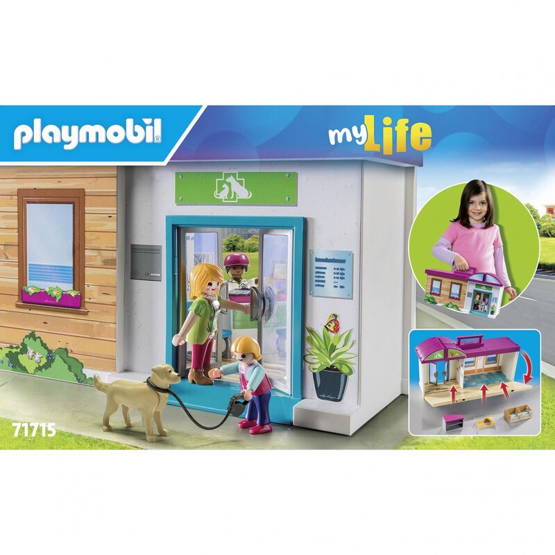 Playmobil - clínica veterinaria maletín