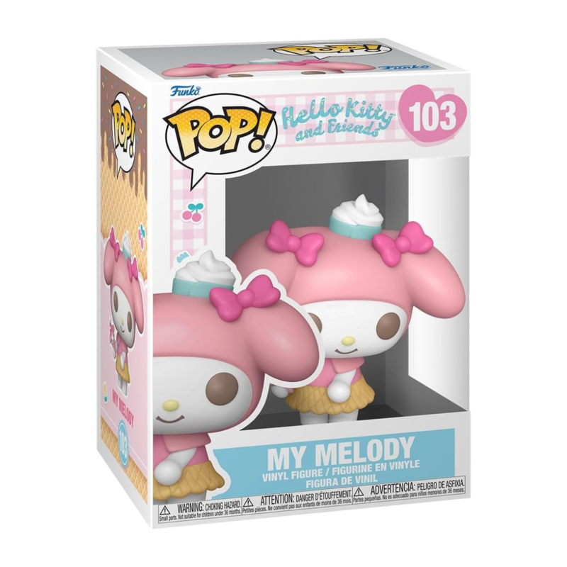Funko pop! sanrio: hello kitty - my melody con helado