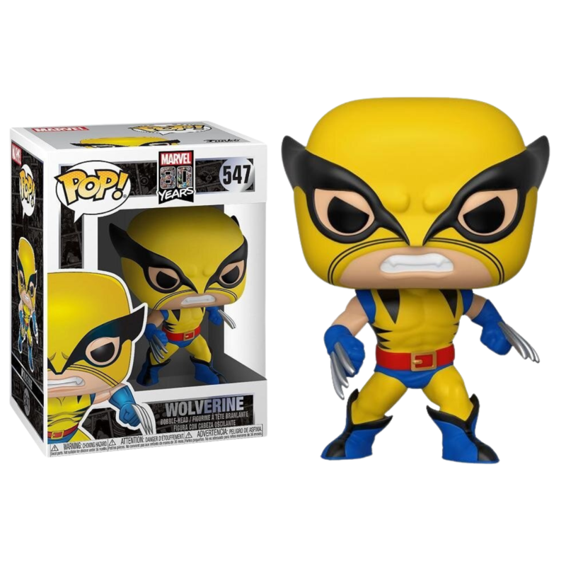 Funko pop! marvel 80th - lobezno (primera apariencia)