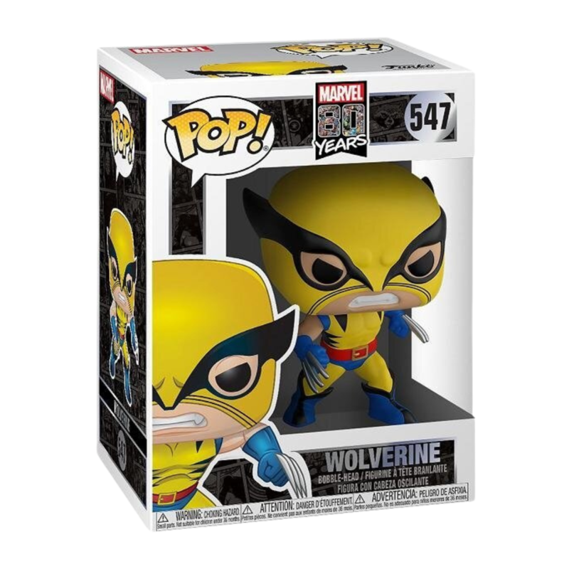 Funko pop! marvel 80th - lobezno (primera apariencia)