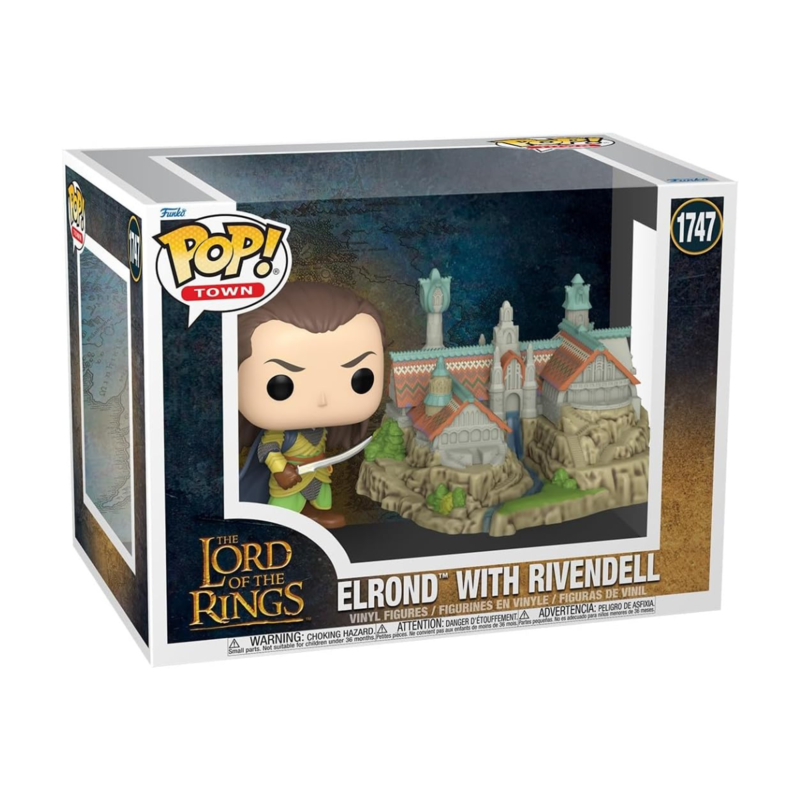 Funko pop! town: el seor de los anillos - elrond en rivendell