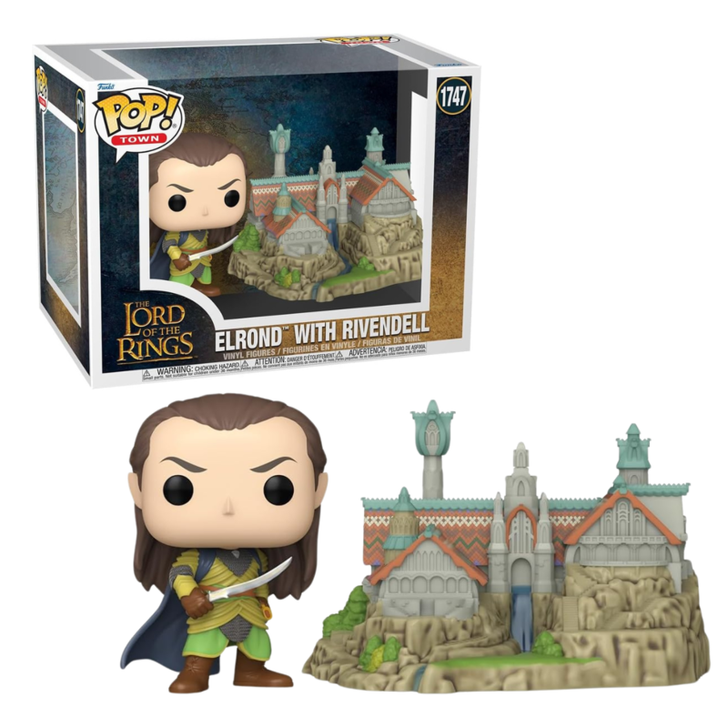 Funko pop! town: el seor de los anillos - elrond en rivendell
