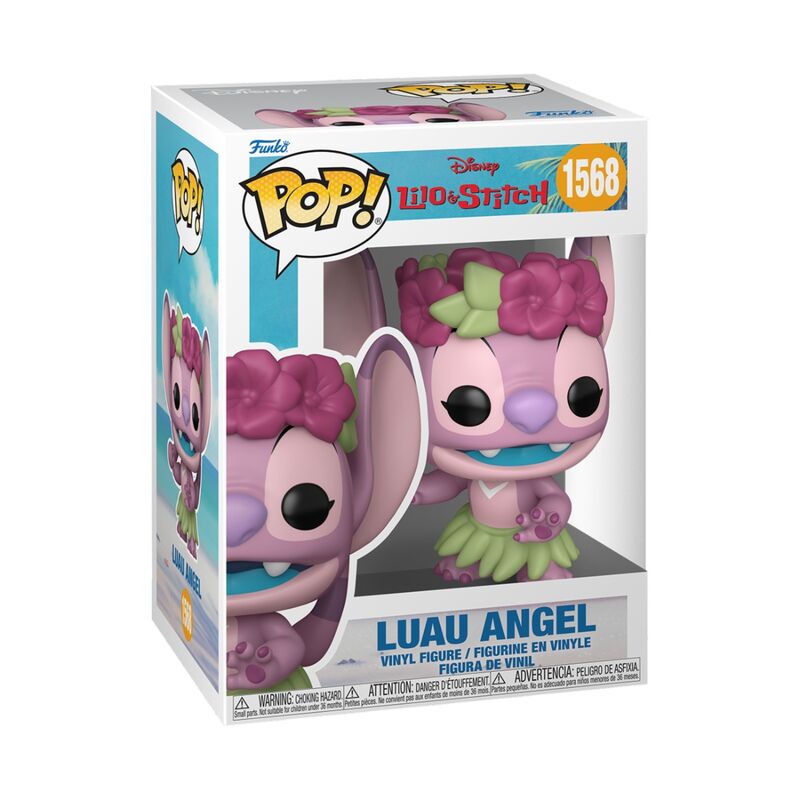Funko pop! lilo y stitch  angel (fiesta luau)