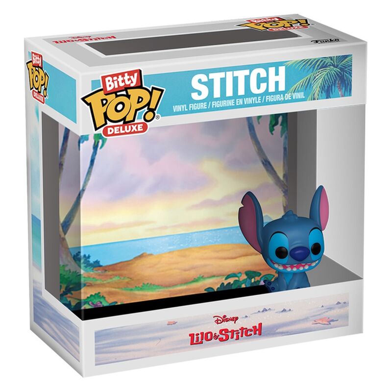 Funko bitty pop! deluxe: lilo y stitch - stitch (playa)