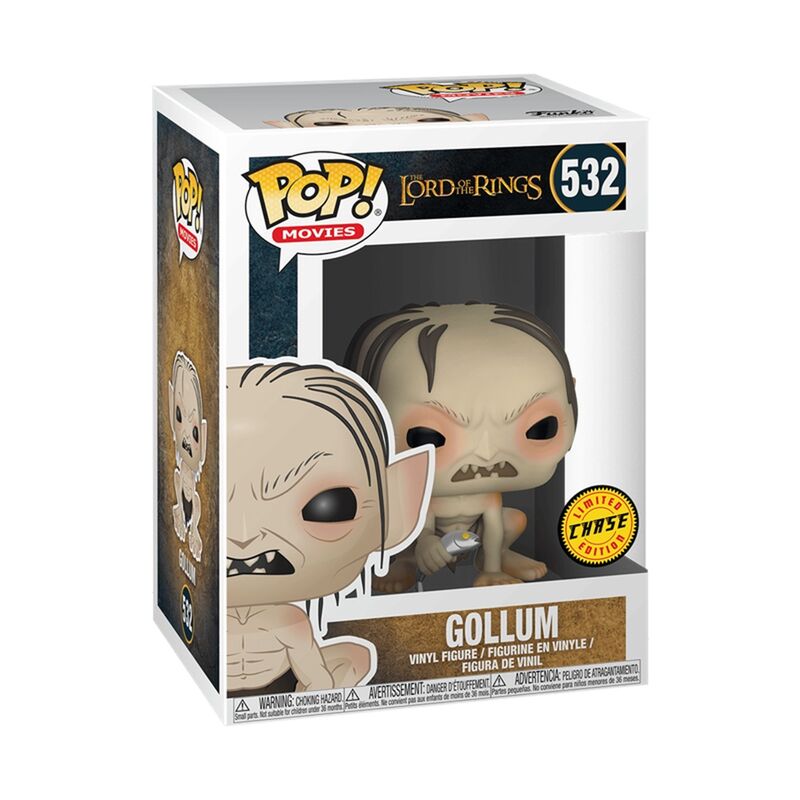 Funko pop! el seor de los anillos - gollum con pescado versión chase