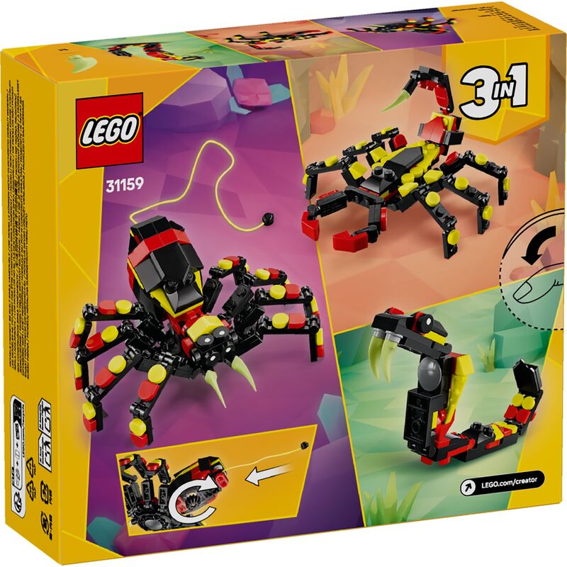 Lego creator 3 en 1 - araa misteriosa