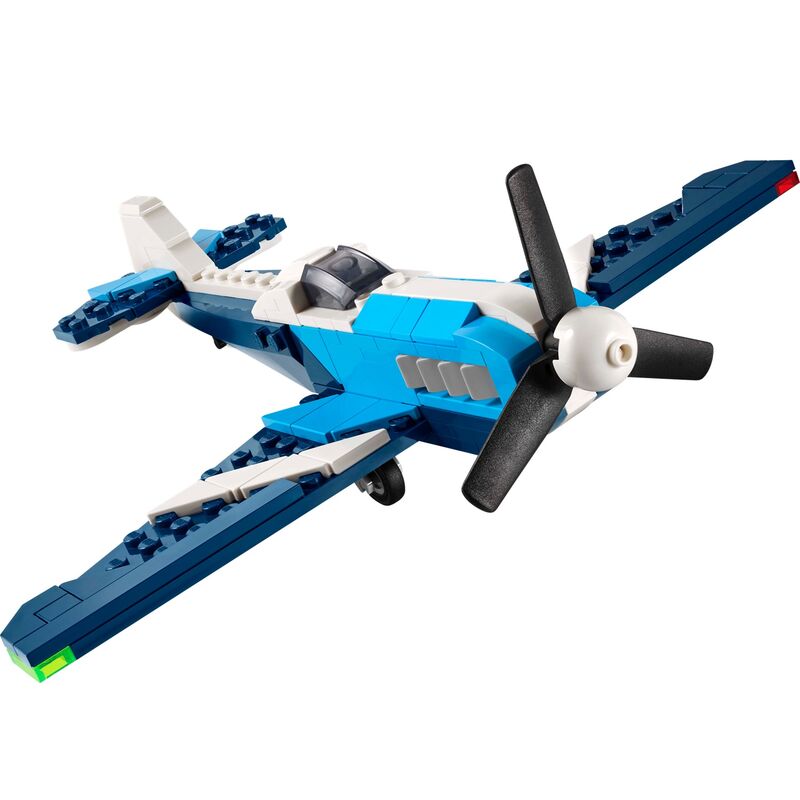 Lego creator 3 en 1 - avión de carreras