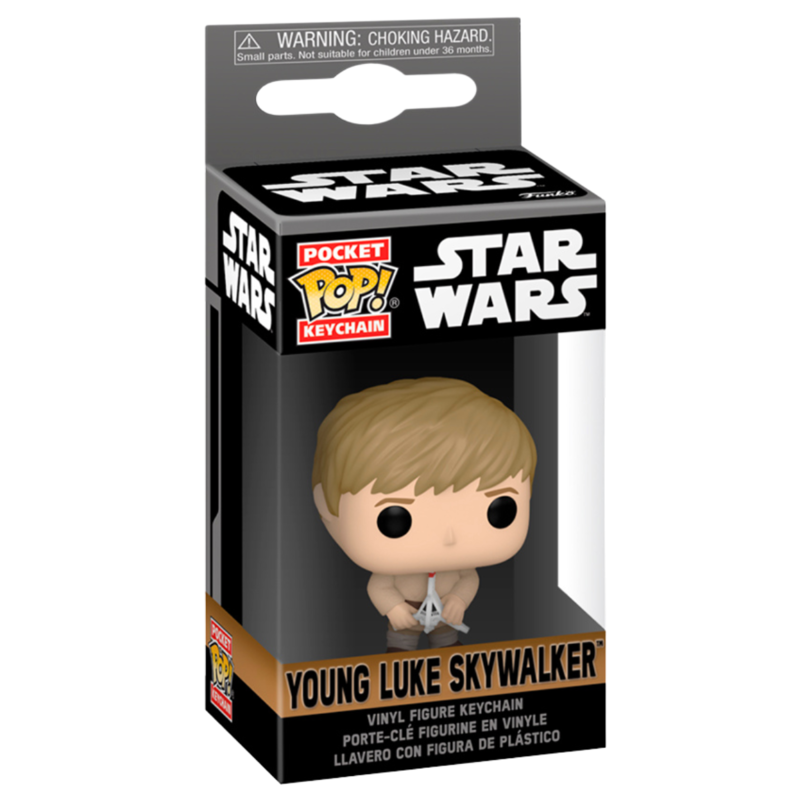 Funko pocket pop! llavero: obi-wan kenobi - luke skywalker joven