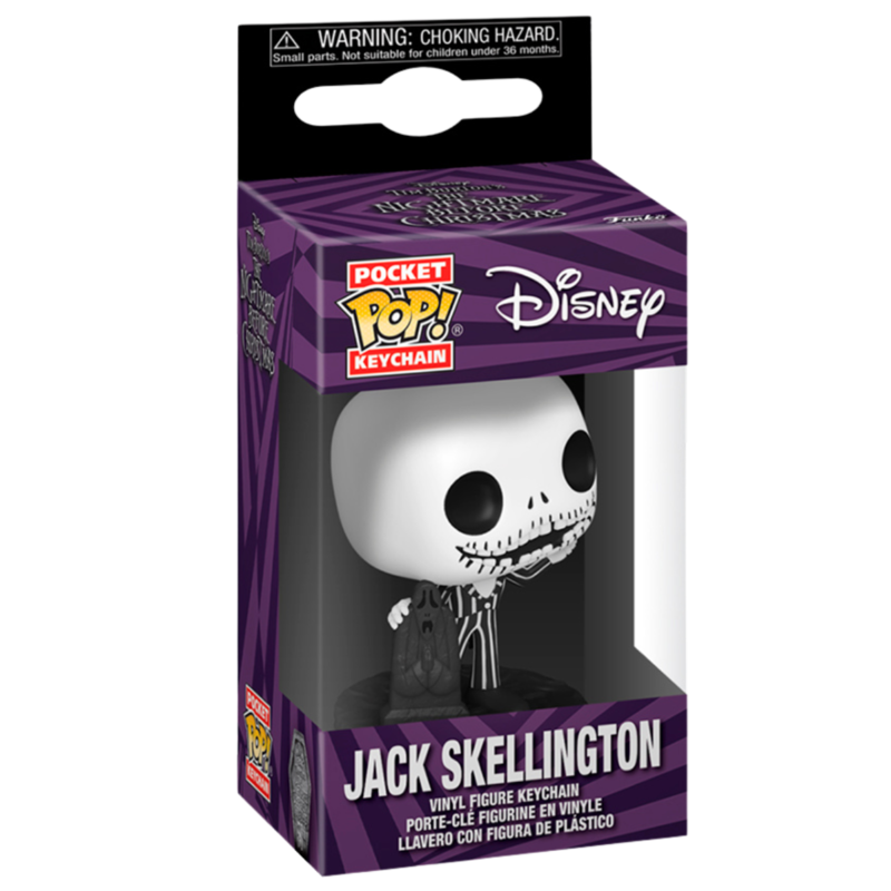 Funko pocket pop! llavero: pesadilla antes de navidad 30 aniv. - jack