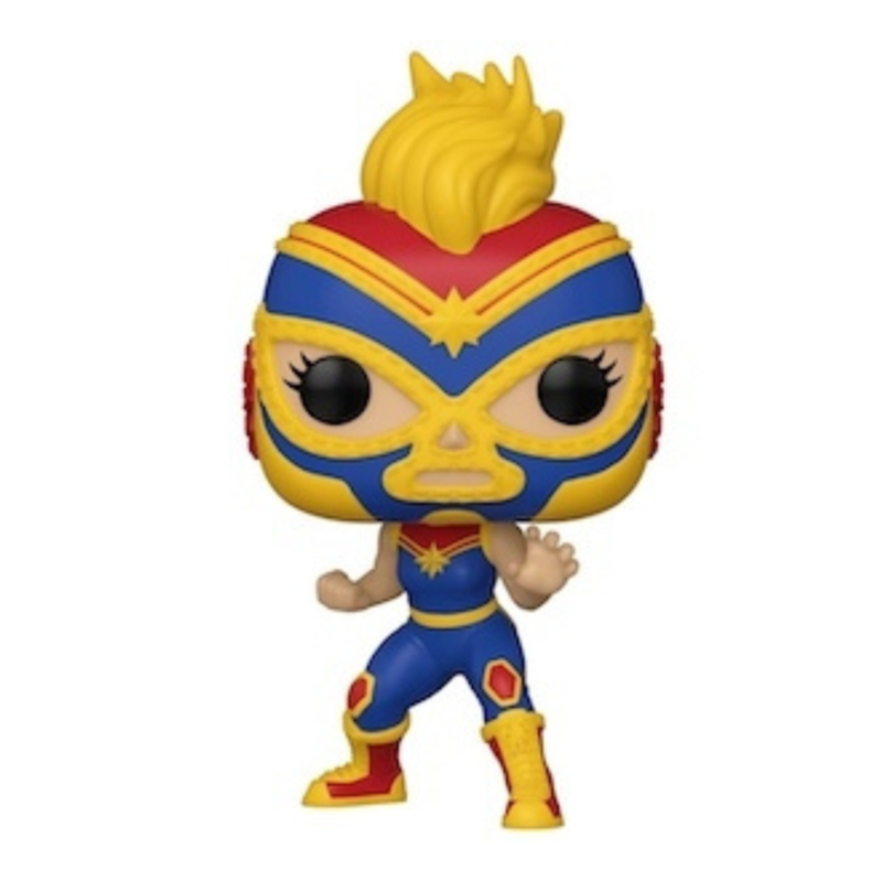 Funko pop! marvel: lucha libre - capitana marvel