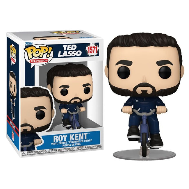Funko pop! ted lasso ? roy kent en bicicleta Hover Image