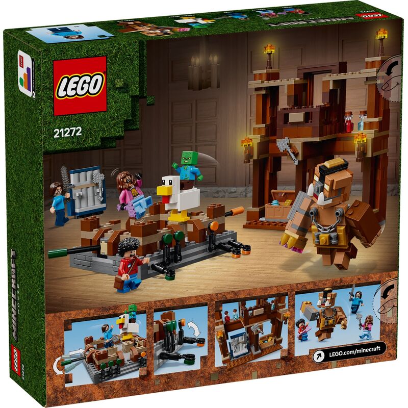 Lego a minecraft movie - el ring de combate de la mansión del bosque