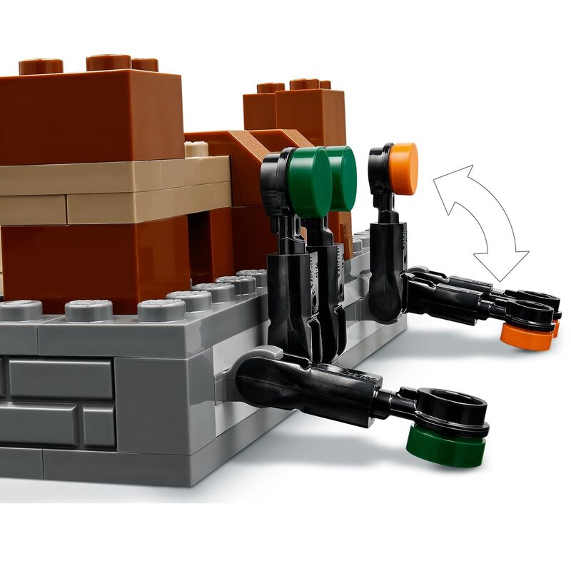 Lego a minecraft movie - el ring de combate de la mansión del bosque