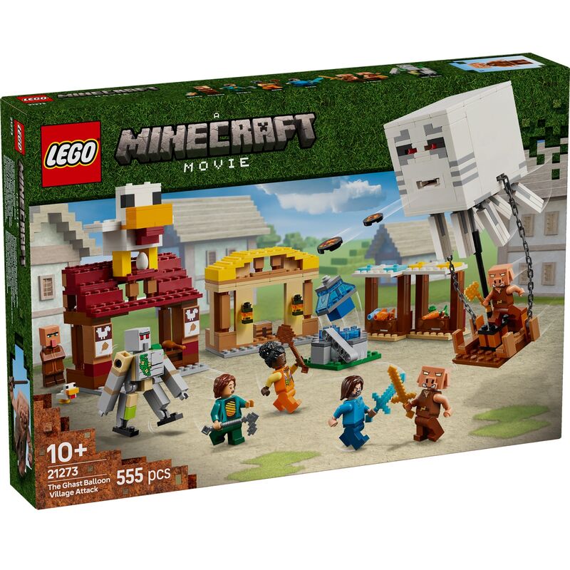 Lego a minecraft movie - el ataque a la aldea del globo de ghast
