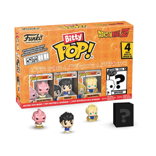 Funko bitty pop! dragon ball z ? kid buu, vegito, majin vegeta y ? Hover Image