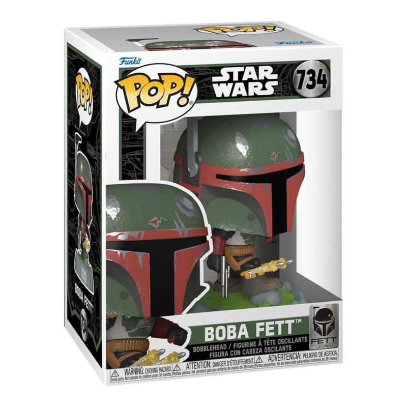 Funko pop! star wars: el legado de fett ? boba fett con cohetes