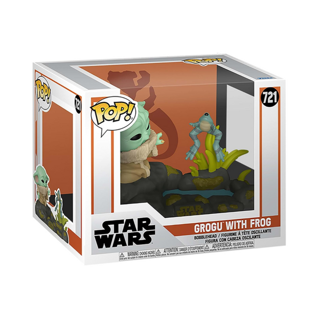 Funko pop! deluxe star wars: the mandalorian - grogu con la rana Main Image
