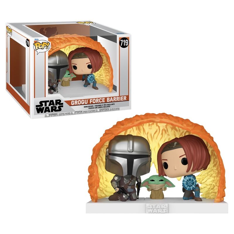 Funko pop! moment: star wars - barrera de fuerza de grogu