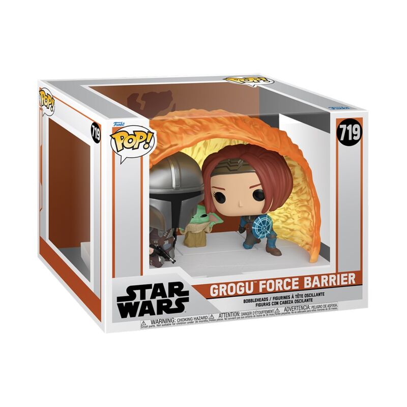 Funko pop! moment: star wars - barrera de fuerza de grogu