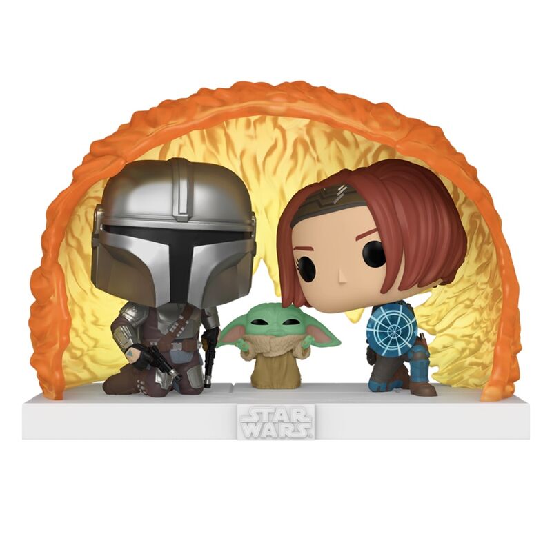 Funko pop! moment: star wars - barrera de fuerza de grogu