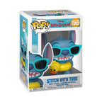 Funko pop! lilo y stitch  stitch en flotador