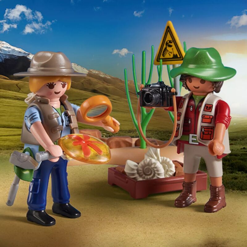 Playmobil - excavación paleontológica