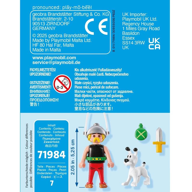 Playmobil - astérix con idéfix