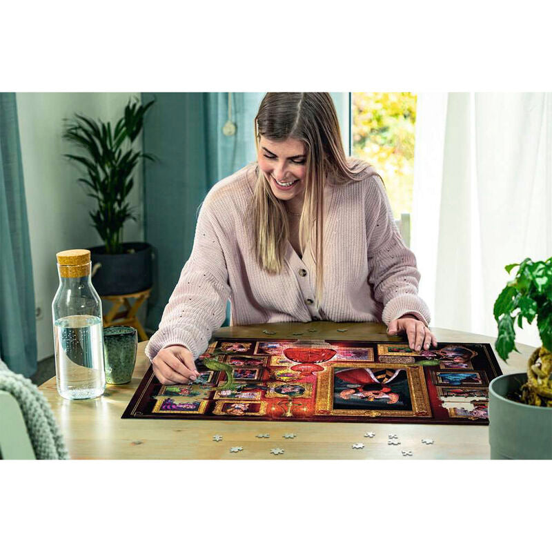 Ravensburger puzle - villanos de disney: reina de corazones 1000 piezas