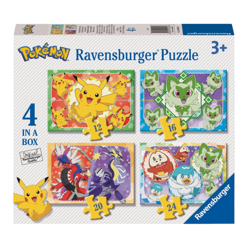 Ravensburger puzles progresivos - pokémon