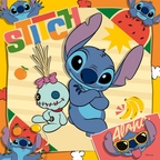 Ravensburger puzle - disney stitch 3x49 piezas
