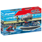 Playmobil - persecución policial en el agua