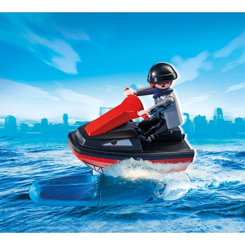 Playmobil - persecución policial en el agua