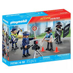 Playmobil - set de figuras de policía