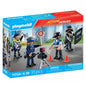 Playmobil - set de figuras de policía