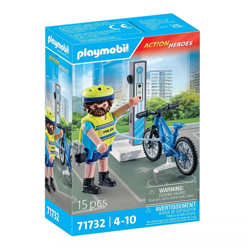 Playmobil - patrulla en bicicleta