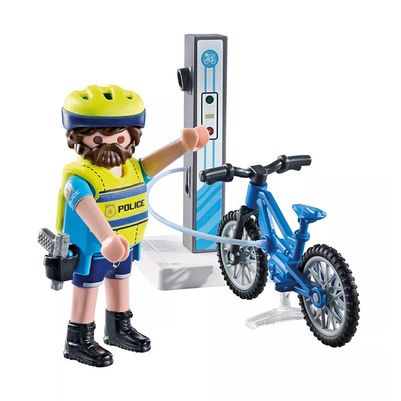 Playmobil - patrulla en bicicleta