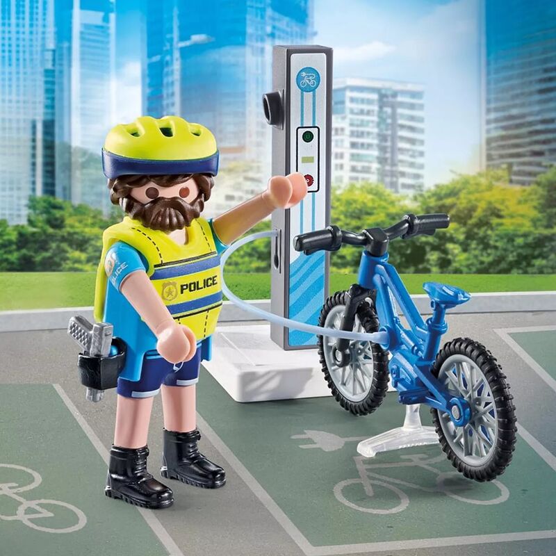 Playmobil - patrulla en bicicleta