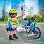 Playmobil - patrulla en bicicleta