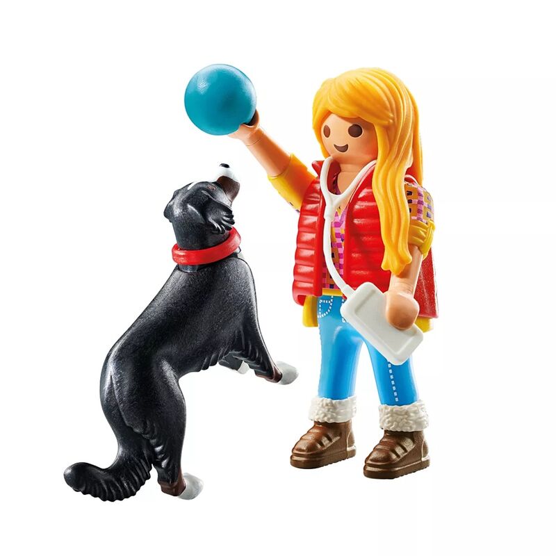 Playmobil - mujer con perro de montaa