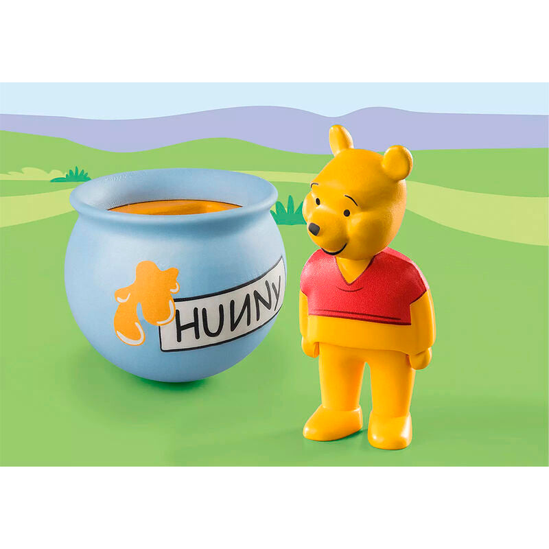 Playmobil 1.2.3 & Disney - El Tarro de Miel de Winnie The Pooh