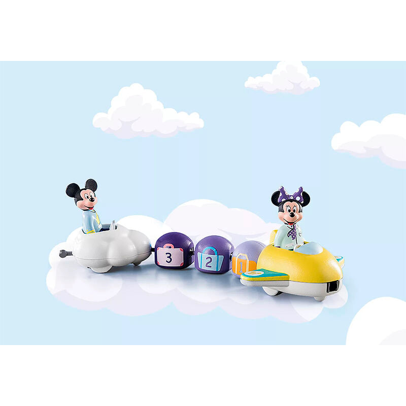 Playmobil 1.2.3 & Disney - Tren Nube de Mickey y Minnie