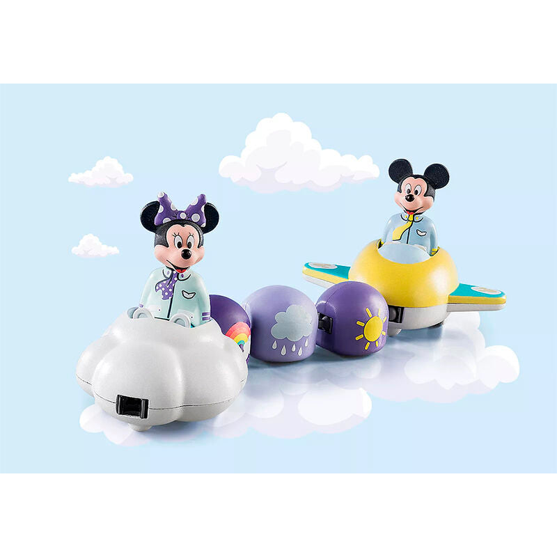 Playmobil 1.2.3 & Disney - Tren Nube de Mickey y Minnie