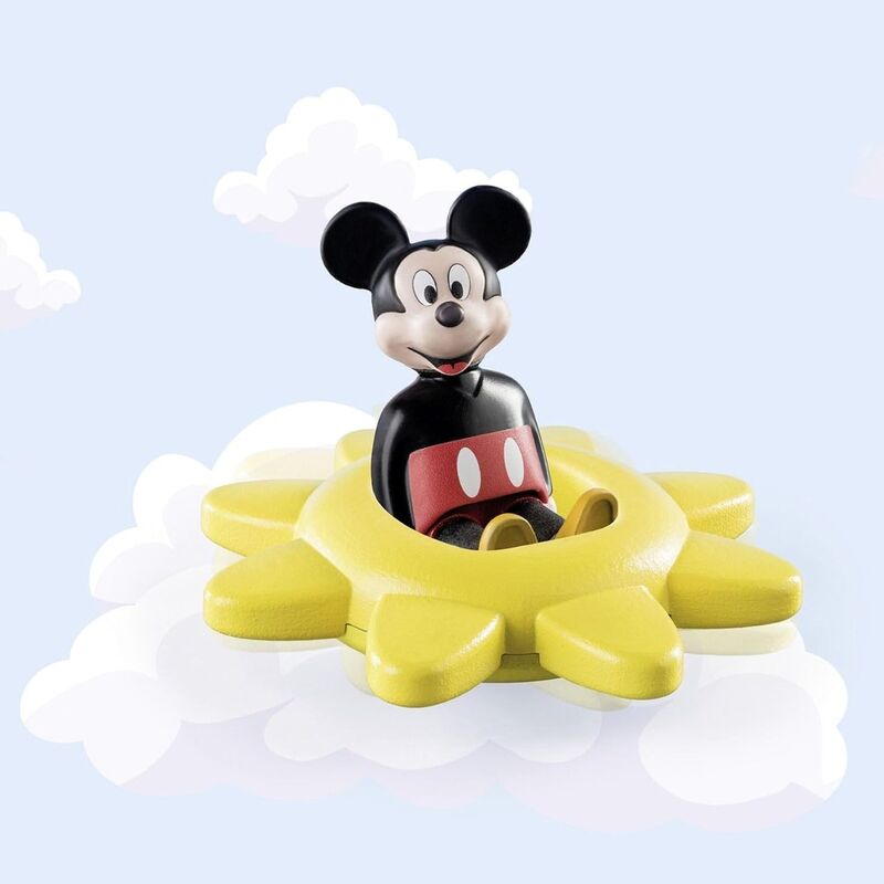 Playmobil 1.2.3 & disney - mickey en sol giratorio