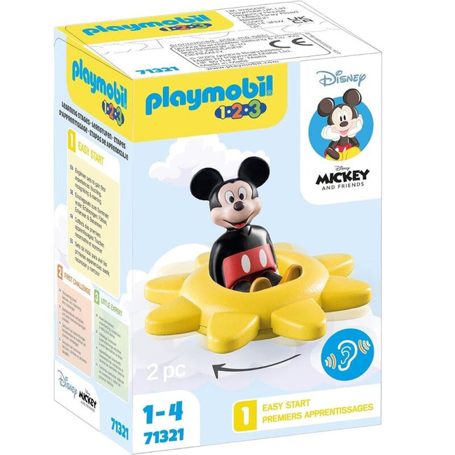Playmobil 1.2.3 & disney - mickey en sol giratorio Hover Image