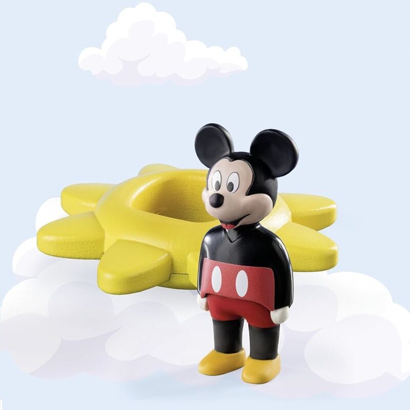 Playmobil 1.2.3 & disney - mickey en sol giratorio