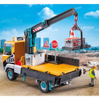 Playmobil - camión de construcción con grúa